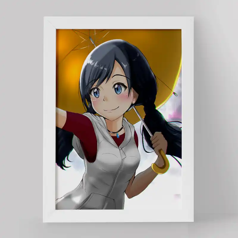 تابلو خندالو مدل هینا انیمه تغییر آب و هوا با تو کد 17650