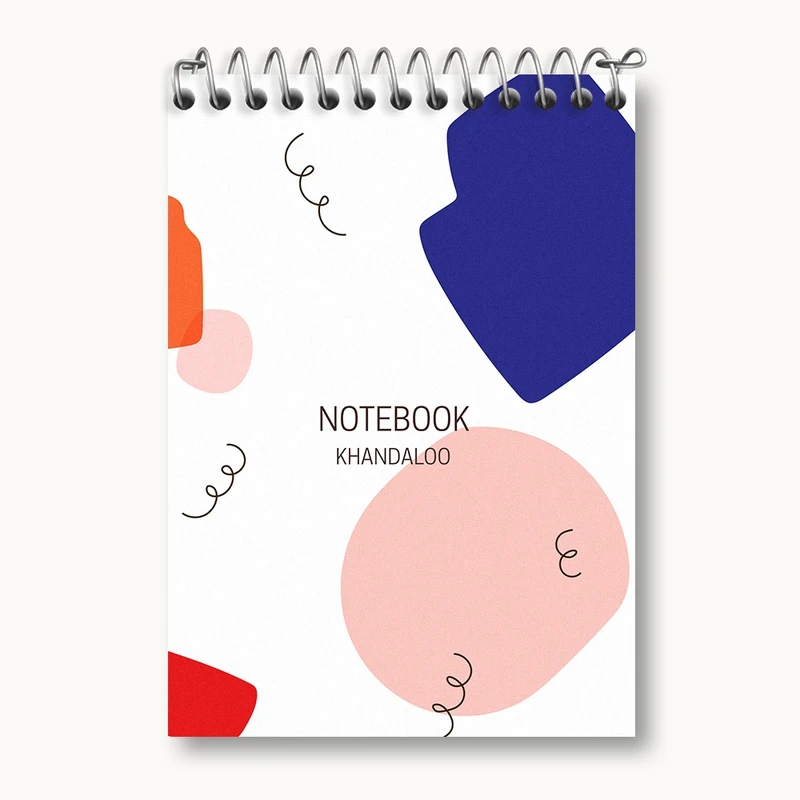 دفتر یادداشت 50 برگ خندالو مدل انتزاعی کد N154