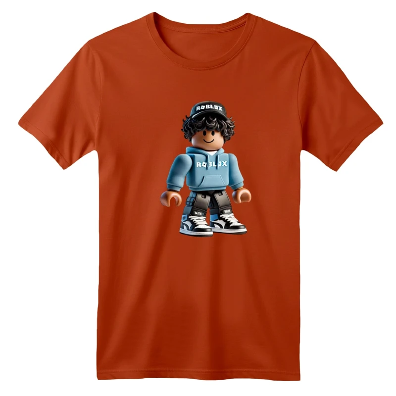 تی شرت آستین کوتاه بچگانه مدل روبلاکس کد 3