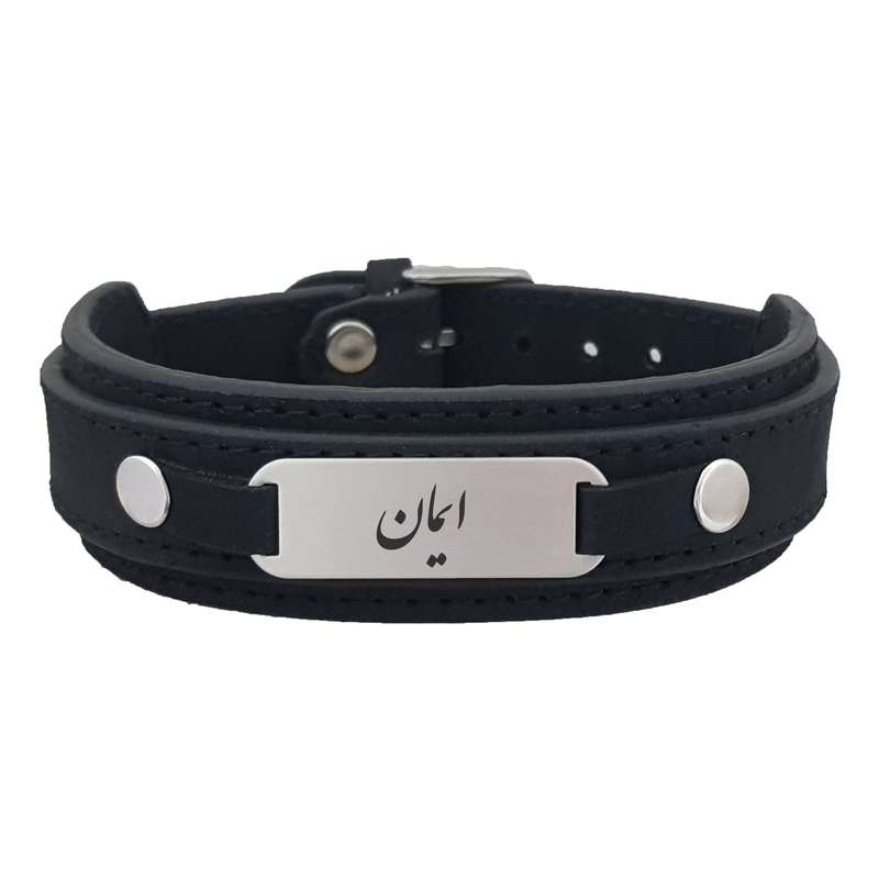 دستبند نقره مردانه ترمه ۱ مدل ایمان کد Dcsf0012
