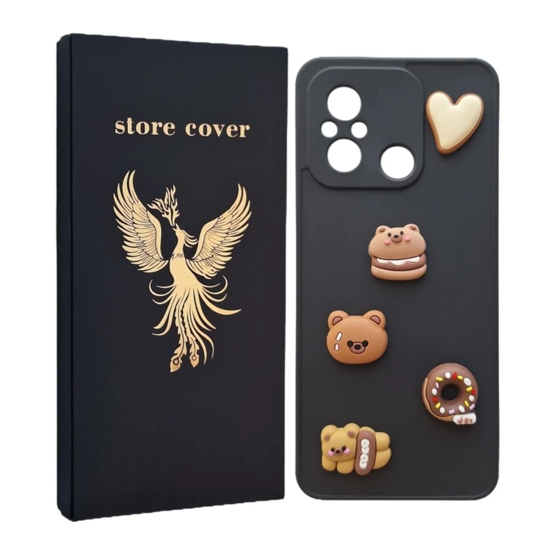 کاور استور کاور طرح کوکو برجسته مدل 12c مناسب برای گوشی موبایل شیائومی Redmi 12C