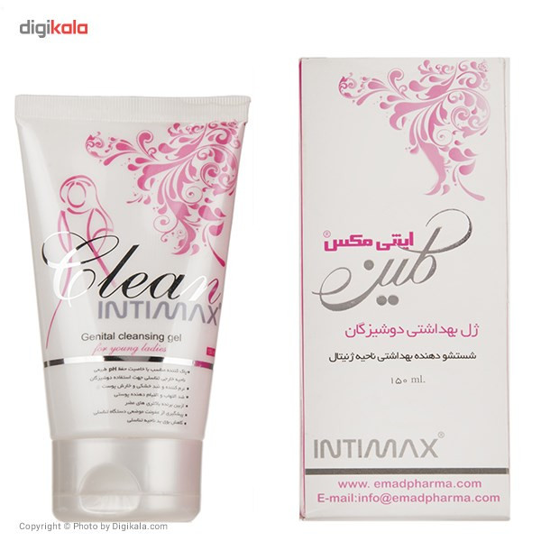 ژل بهداشتی بانوان اینتی مکس کلین مدل Young Ladies حجم 150 میلی لیتر
