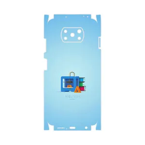 MAHOOT 3D Printer-FullSkin Cover Sticker for Xiaomi Poco X3 NFC
