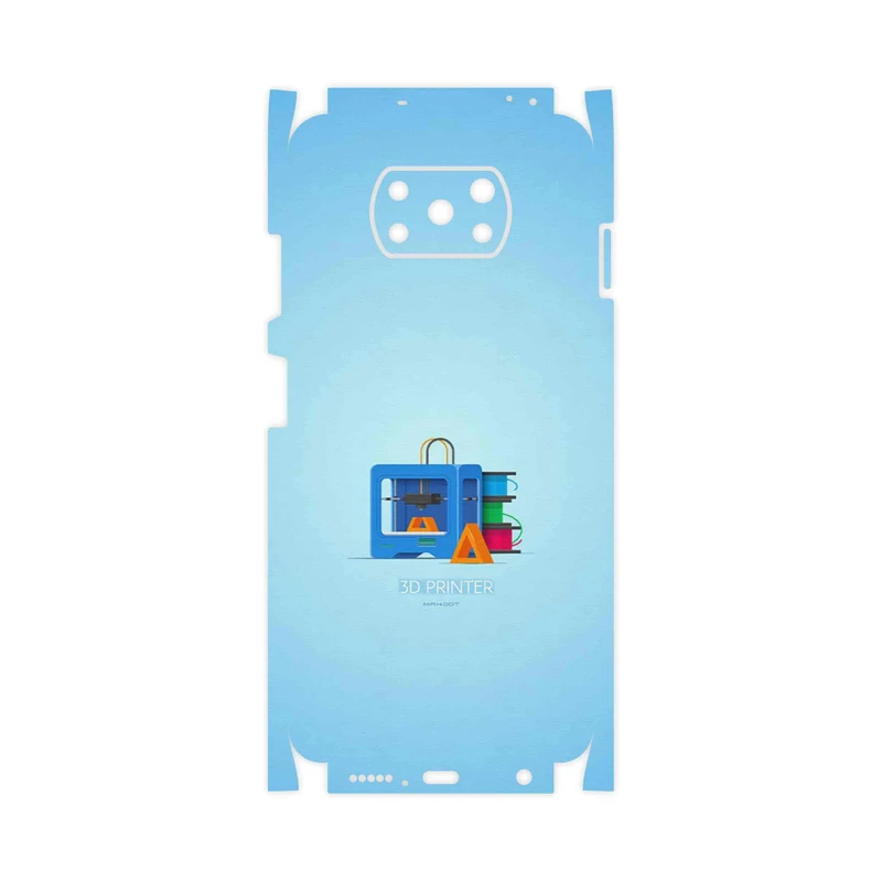 برچسب پوششی ماهوت مدل 3D Printer-FullSkin مناسب برای گوشی موبایل شیائومی Poco X3 NFC
