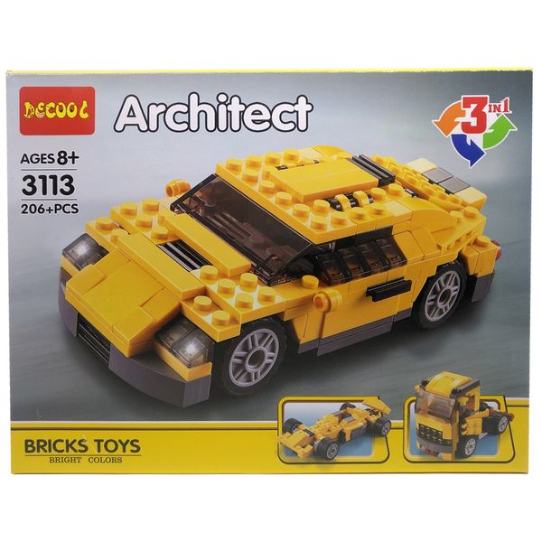 ساختنی دکول سری 3113 Architect کد KTS-053 تعداد 206 تکه