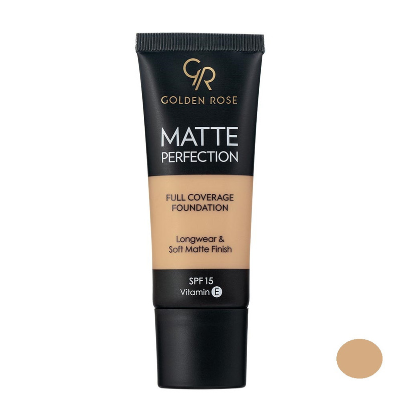 کرم پودر گلدن رز مدل  Matte Perfection شماره n6 حجم 35 میلی لیتر