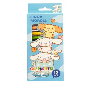 مداد شمعی 12 رنگ مدل سینامورول