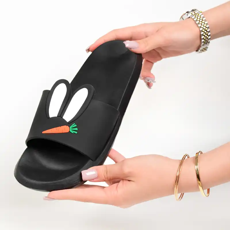 دمپایی زنانه پاپا مدل  خرگوش کد BK.2674