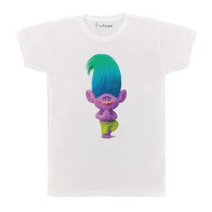 تی شرت بچگانه پرمانه طرح ترول ها کد pmt.4327