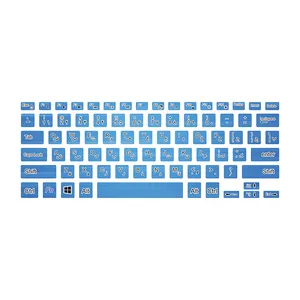 برچسب حروف فارسی کیبورد توییجین و موییجین مدل blue 01 مناسب برای لپ تاپ دل XPS-Precision-9560-P56F