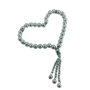 تسبیح نقره گالری ظهیرالدینی مدل ROS-46