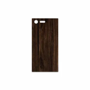 MAHOOT Dark Walnut Wood Cover Sticker for Sony Xperia X Compact