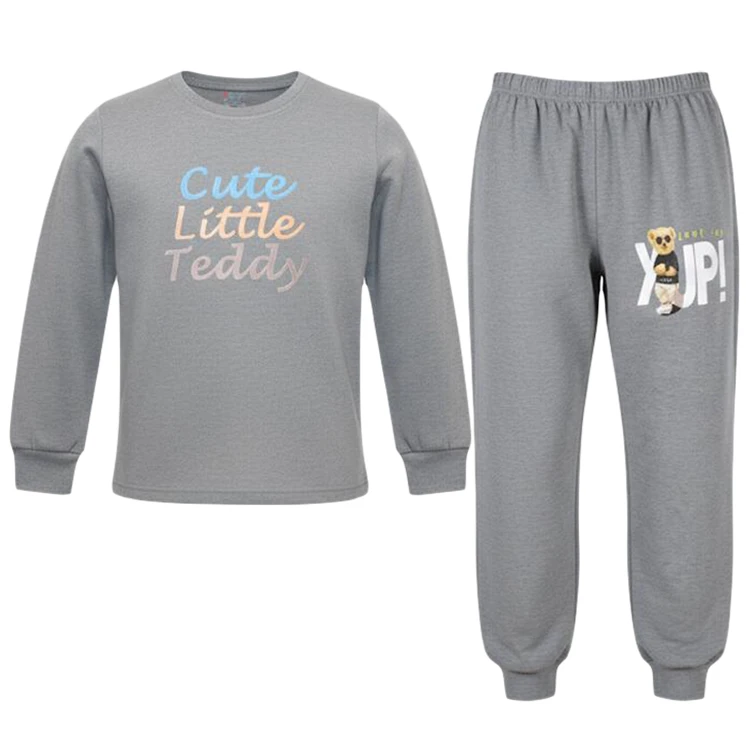 ست تی‌شرت آستین بلند و شلوار راحتی بچگانه نیل کوک مدل Teddy DB