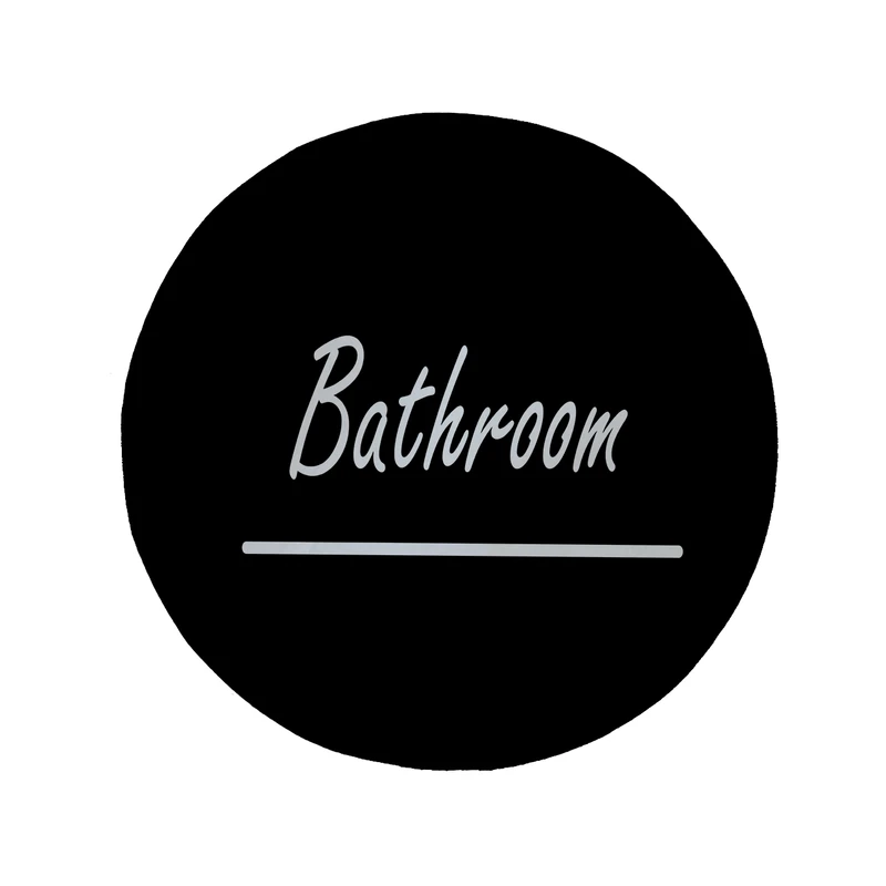 پادری مدل دایره طرح حمام کد 8415 سایز 90 × 90 سانتی متر