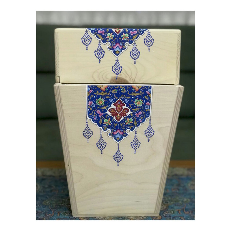 ست سطل و جای دستمال کاغذی هونرین کد 411 ست سطل و جای دستمال کاغذی هونرین کد 411