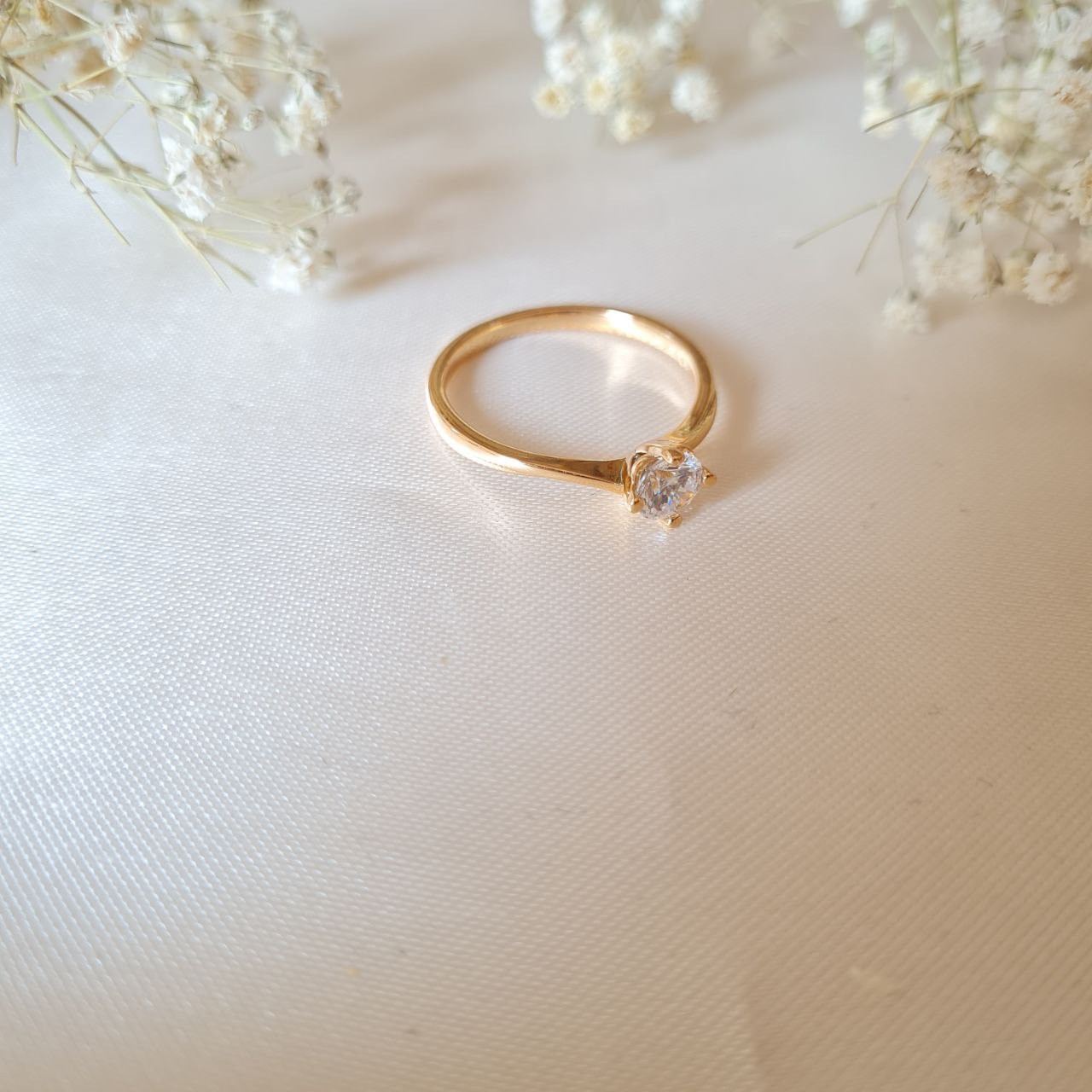 انگشتر زنانه ژوپینگ مدل تکنگین الماسی رینگ انگشتر زنانه ژوپینگ مدل تکنگین الماسی رینگ