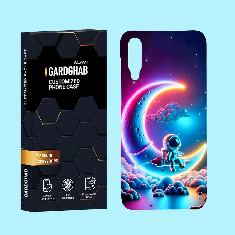 کاور گارد قاب علوی مدل فضانورد مناسب برای گوشی موبایل سامسونگ Galaxy A50 / A50s / A30s
