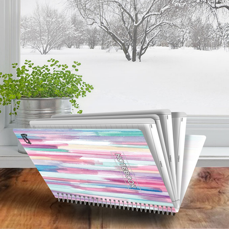 دفتر مشق 100 برگ مستر راد مدل رنگارنگ کد fiory 2059