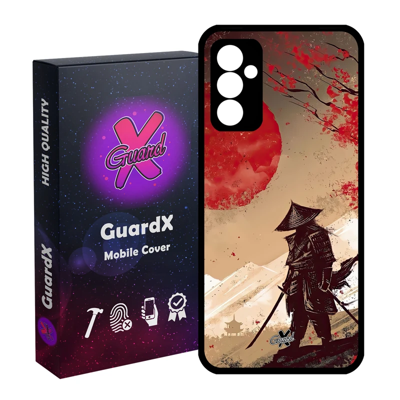 کاور گارد ایکس طرح سامورایی مدل Glass10606 مناسب برای گوشی موبایل سامسونگ Galaxy A14 / A14 5G