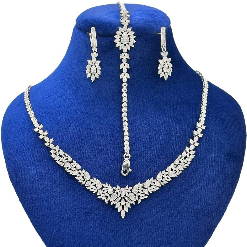 نیم ست نقره زنانه مدل MRJ20-23 نیم ست نقره زنانه مدل MRJ20-23