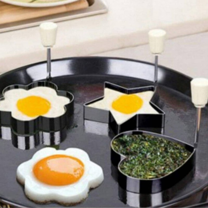 قالب تخم مرغ و کوکو مدل pe799 مجموعه 4 عددی قالب تخم مرغ و کوکو مدل pe799 مجموعه 4 عددی