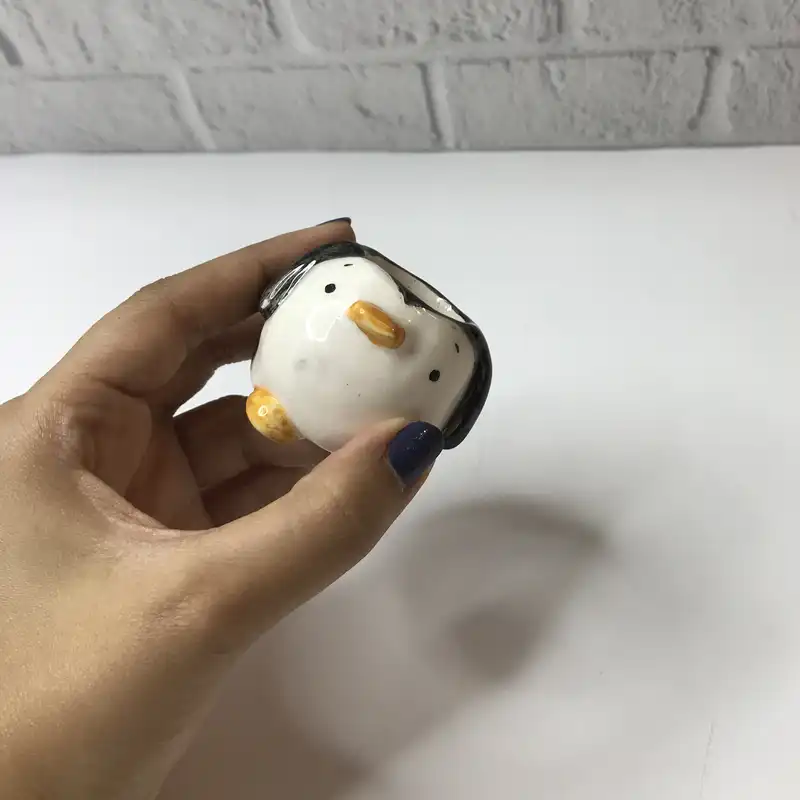 جاشمعی سرامیکی مدل پنگوئن