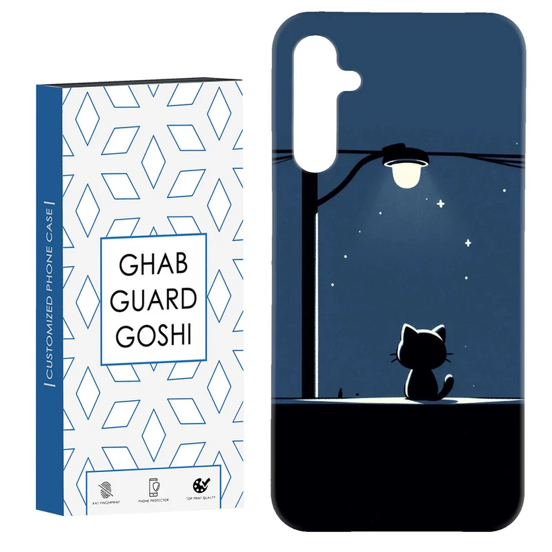 کاور قاب گارد گوشی طرح گربه کد Dimo-189 مناسب برای گوشی موبایل سامسونگ Galaxy A54