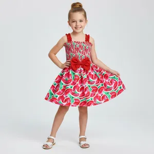 پیراهن بدون آستین یقه باز دخترانه دل آویز مدل H386