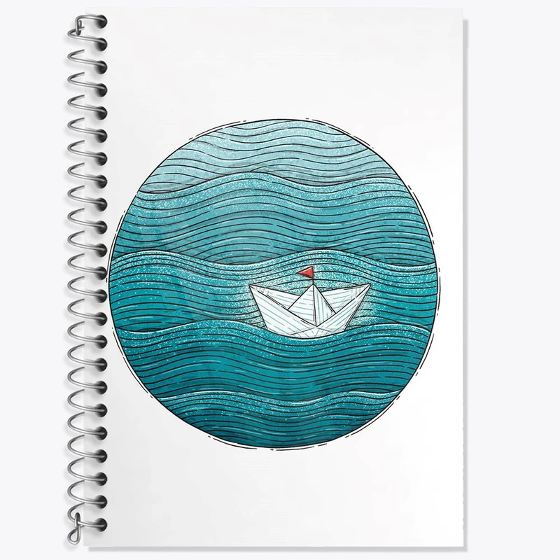 دفتر لغت 50 برگ خندالو مدل قایق کد 5408