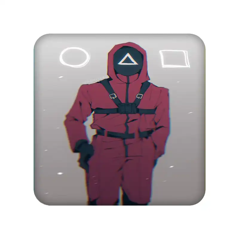 آینه جیبی مدل Squid Game کد 2187