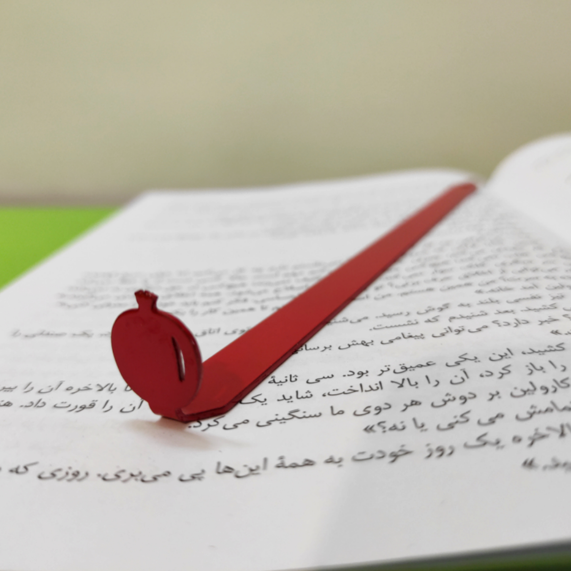 نشانگر کتاب نیتا متال طرح انار