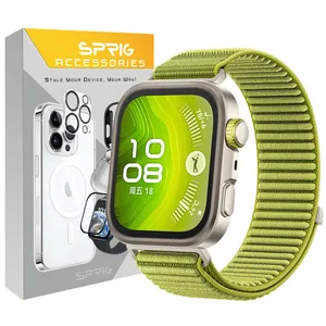 بند اسپریگ مدل nylon weave مناسب برای ساعت هوشمند هوآوی Fit 3/Fit 4/Fit 4 Pro (30mm)