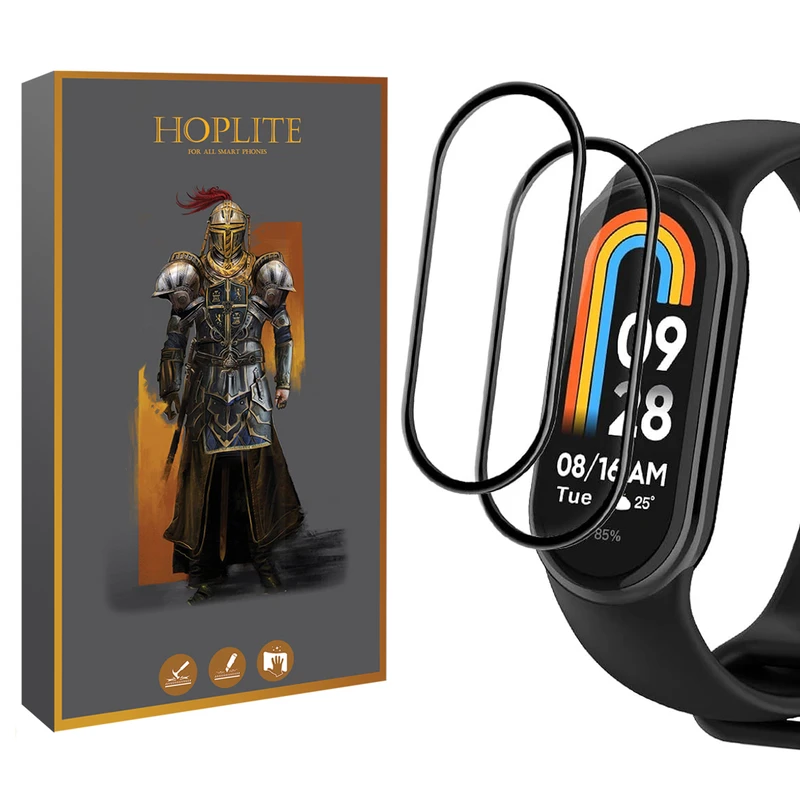 محافظ صفحه نمایش نانو هاپلایت مدل Pmma-HL مناسب برای ساعت هوشمند شیائومی Mi band 9 بسته دو عددی