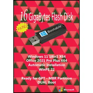 سیستم عامل Windows 11 X64 23H2 18in1 - Office 2021 Pro Plus نشر مایکروسافت