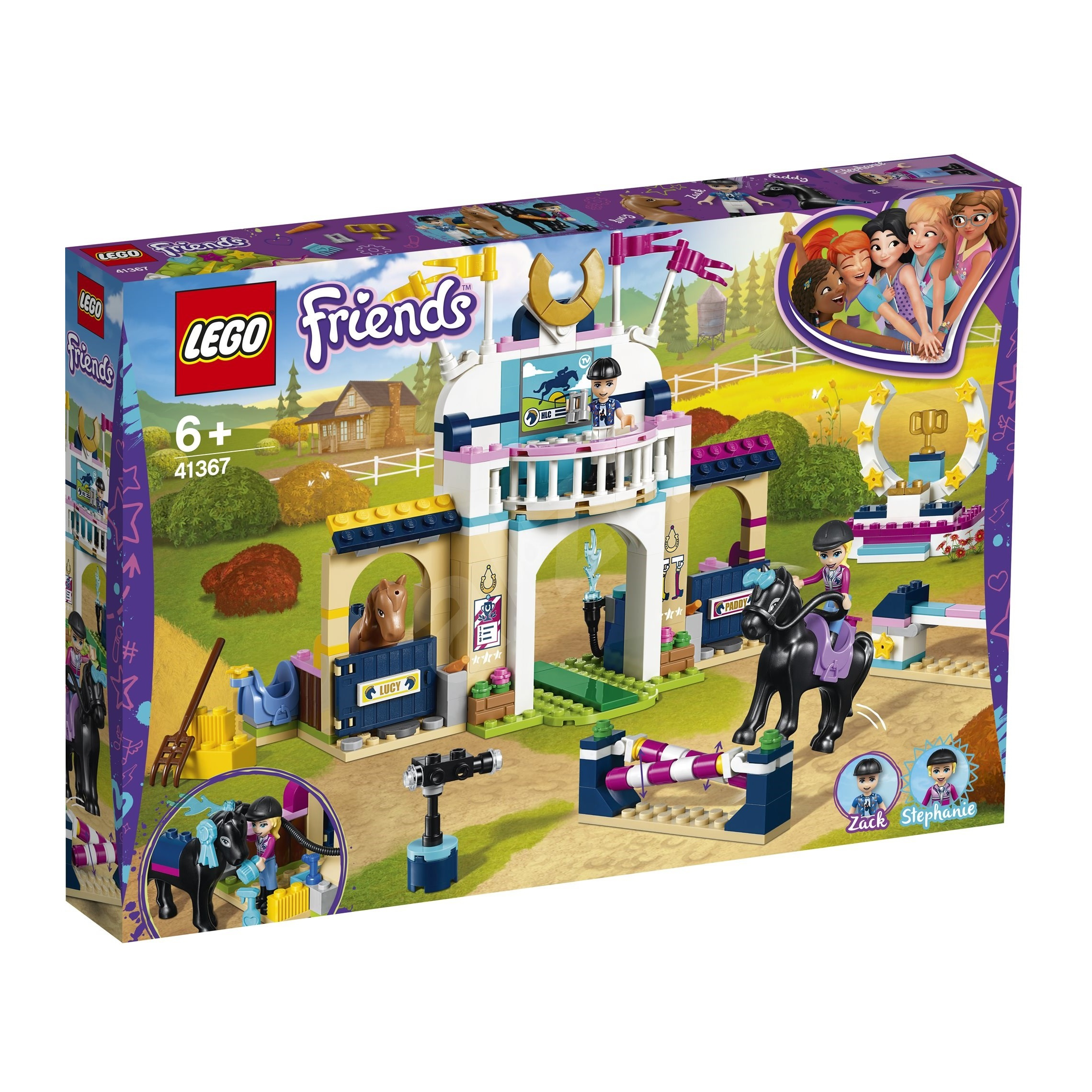 لگو سری Friends مدل 41367 Stephanie s Horse Jumping Playset