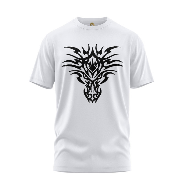 تی شرت آستین کوتاه زنانه هومرو مدل TW169 طرح اژدها