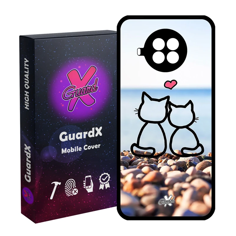 کاور گارد ایکس طرح Love مدل Glass10016 مناسب برای گوشی موبایل شیائومی Mi 10T Lite / Mi 10I / Redmi Note 9 Pro 5G