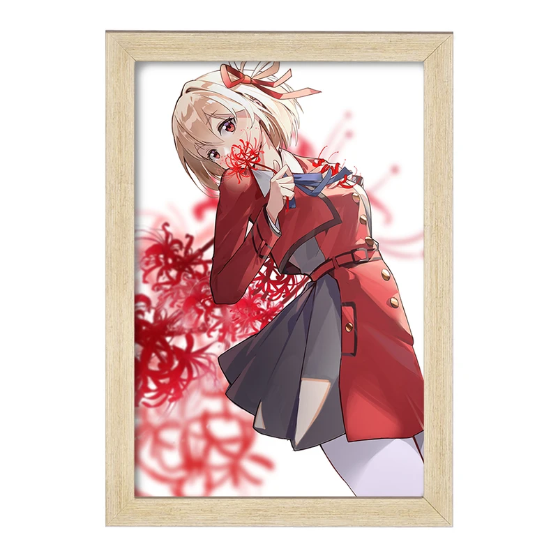 تابلو خندالو مدل چیساتو انیمه لیکوریس ریکویل Lycoris Recoil  کد 23090