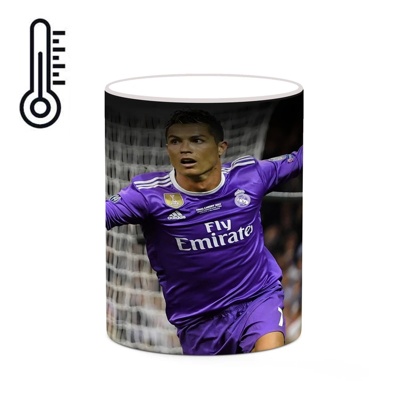 ماگ حرارتی کاکتی طرح Ronaldo رونالدو مدل mgh42983