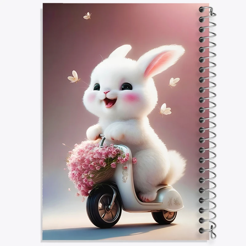 دفتر نقاشی 50 برگ خندالو طرح خرگوش بامزه کد F5726