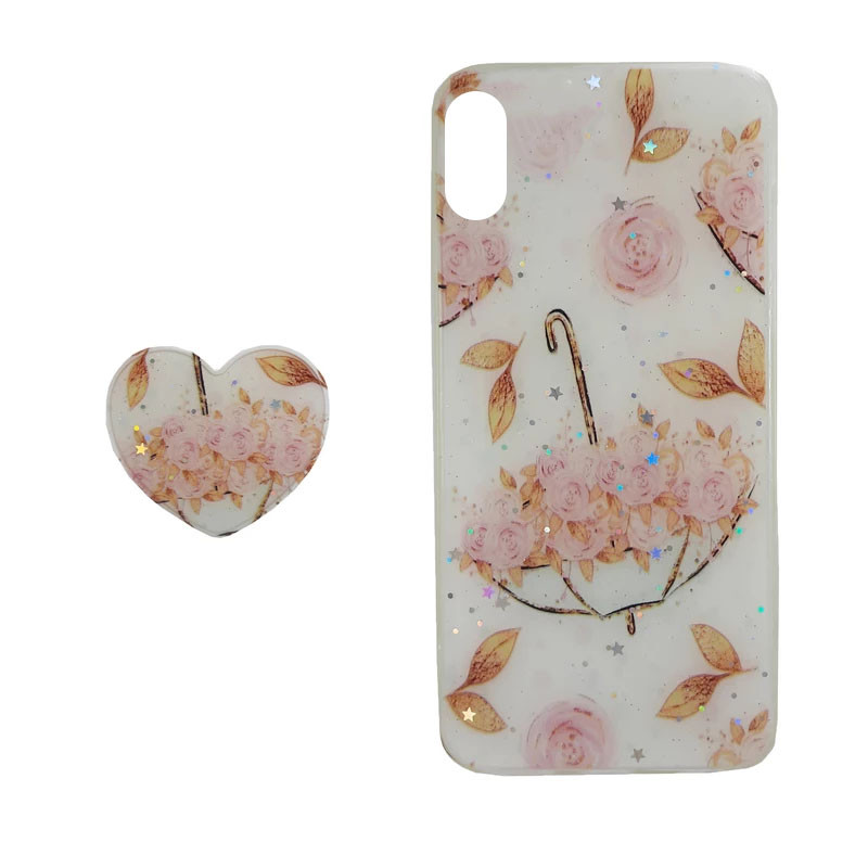 کاور مدل Nei22 طرح یانگ کیت مناسب برای گوشی موبایل اپل iphone X/XS به همراه پاپ سوکت