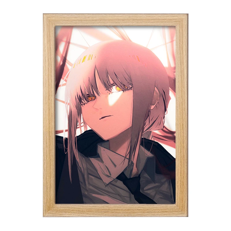 تابلو خندالو مدل ماکیما انیمه مرد اره ای Chainsaw Man  کد 17871