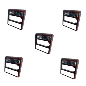 قاب ضبط طرح چوب کد A22 مناسب برای پراید صبا مجموعه پنج عددی