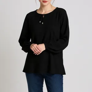 بلوز آستین بلند زنانه مدل پلیسه کد 802