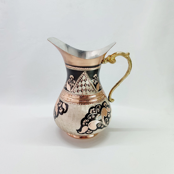 پارچ مسی مدل نقره کوب کد ZH299 پارچ مسی مدل نقره کوب کد ZH299
