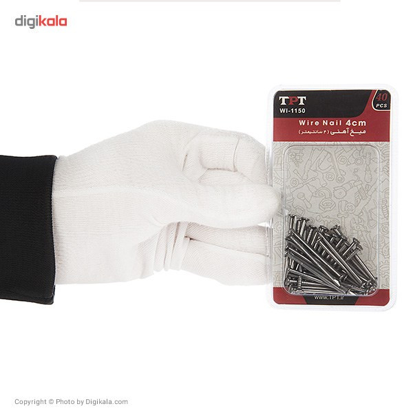 مجموعه 40 عددی میخ آهنی تی پی تی مدل WI-1150