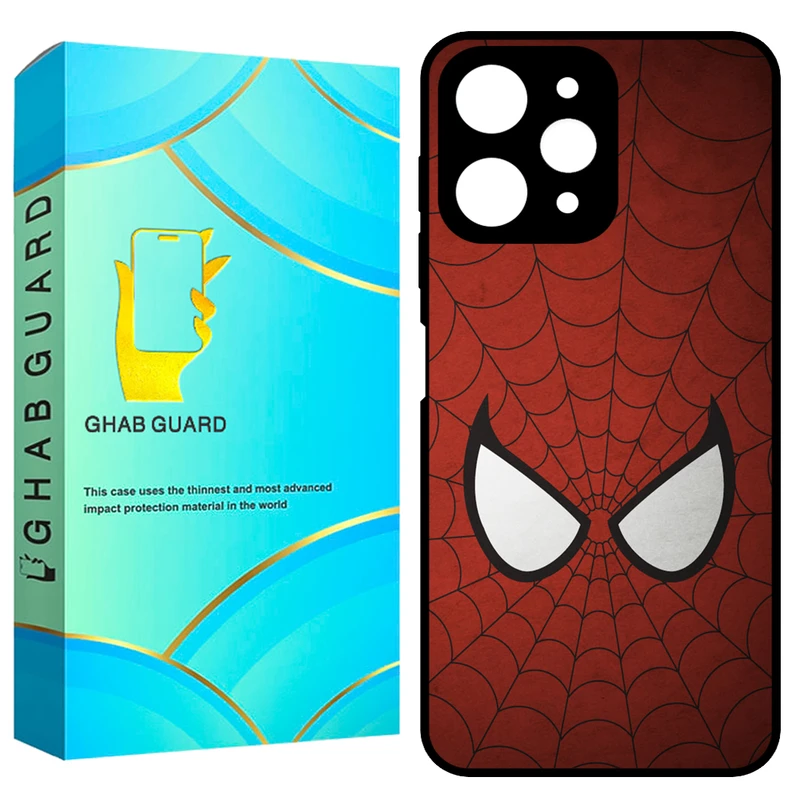 کاور قاب گارد طرح اسپایدر من مدل GCHPR12 مناسب برای گوشی موبایل شیائومی Redmi 12 4G / Redmi 12 5G / Poco M6 Pro 5G