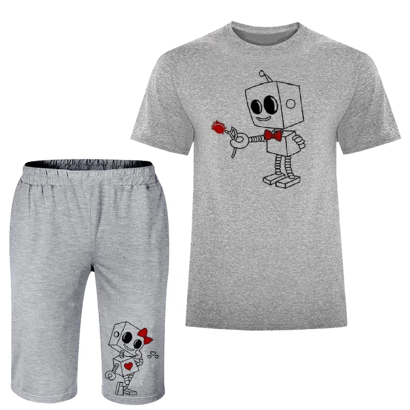 ست تی شرت و شلوارک مردانه مدل عشق 61