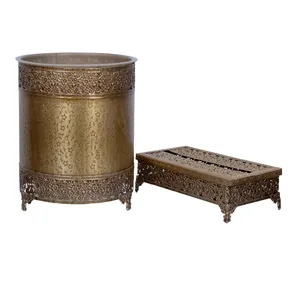 ست سطل و جای دستمال کاغذی دیاموند کد 9590