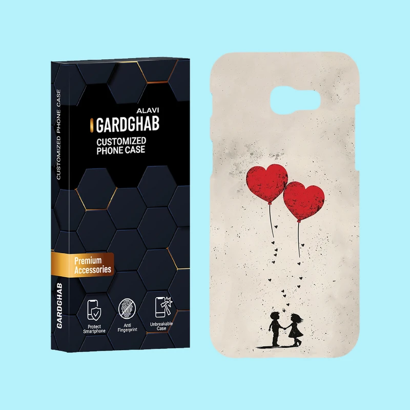کاور گارد قاب علوی مدل عاشقانه مناسب برای گوشی موبایل سامسونگ Galaxy A5 2017 / A520